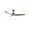 Baylor 60-in White dimmable LED Ceiling Fan
