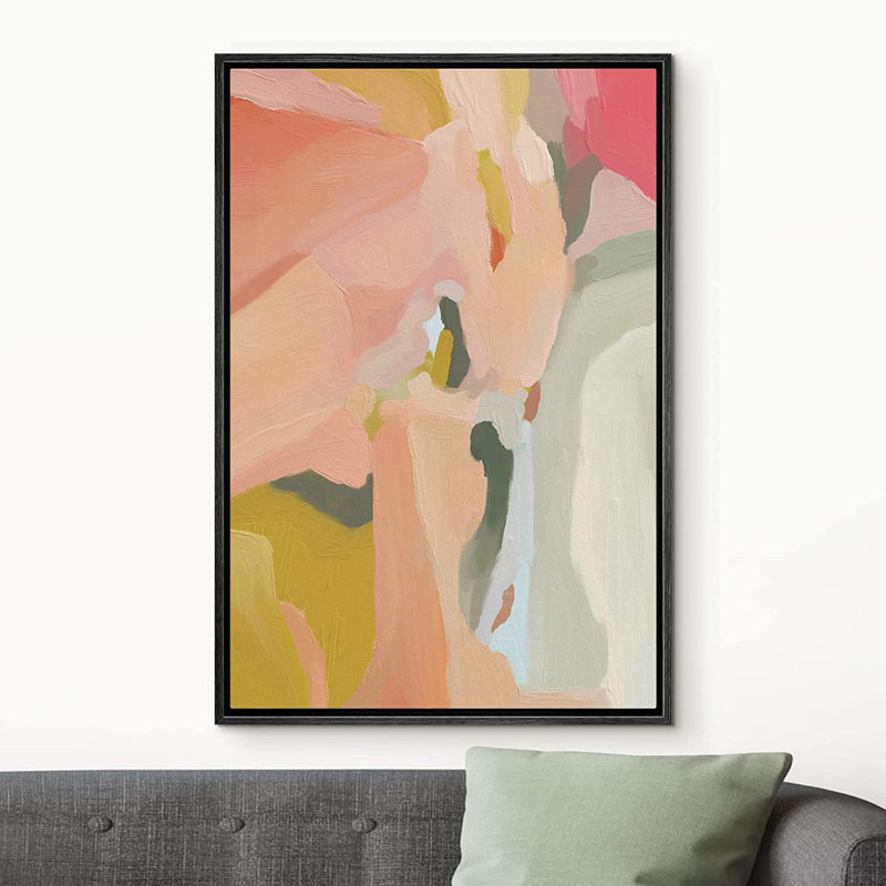 " Relax/Zen Colorful Nordic ", 24" H x 16" W x 1.5" D, Black Framed