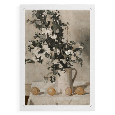 Motif floral rétro CCXLVII - reproduction de toile seulement - NON-CADRE
