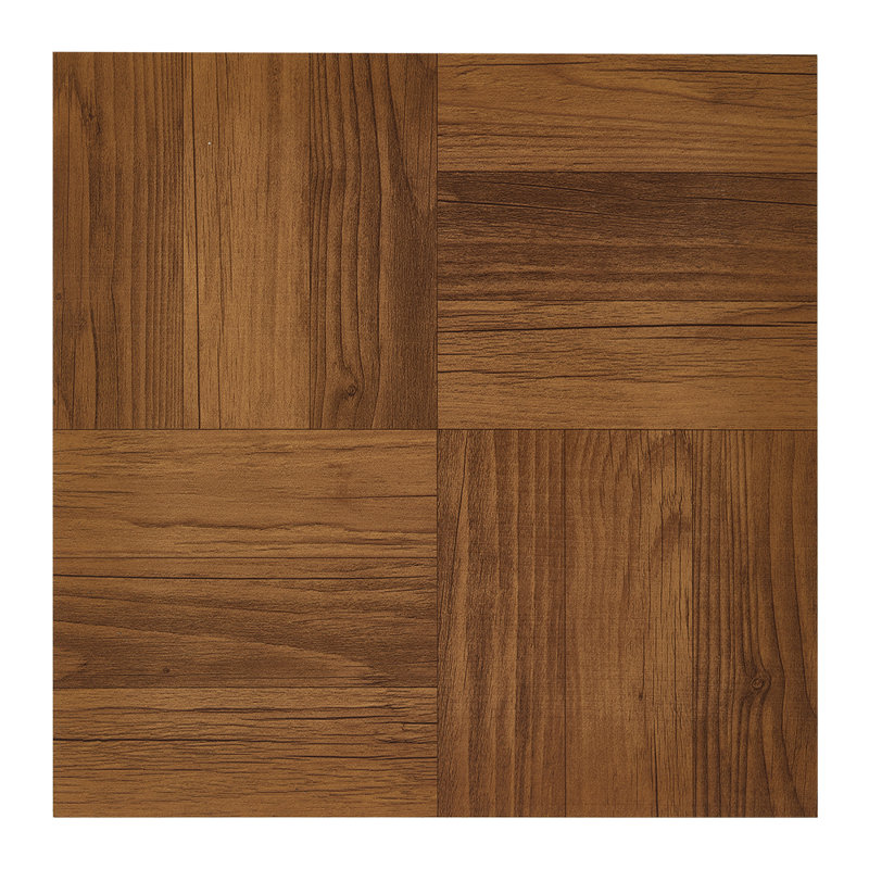 30Pcs Self-adhesive PVC Parquet Flooring Tiles Set, Dark Brown