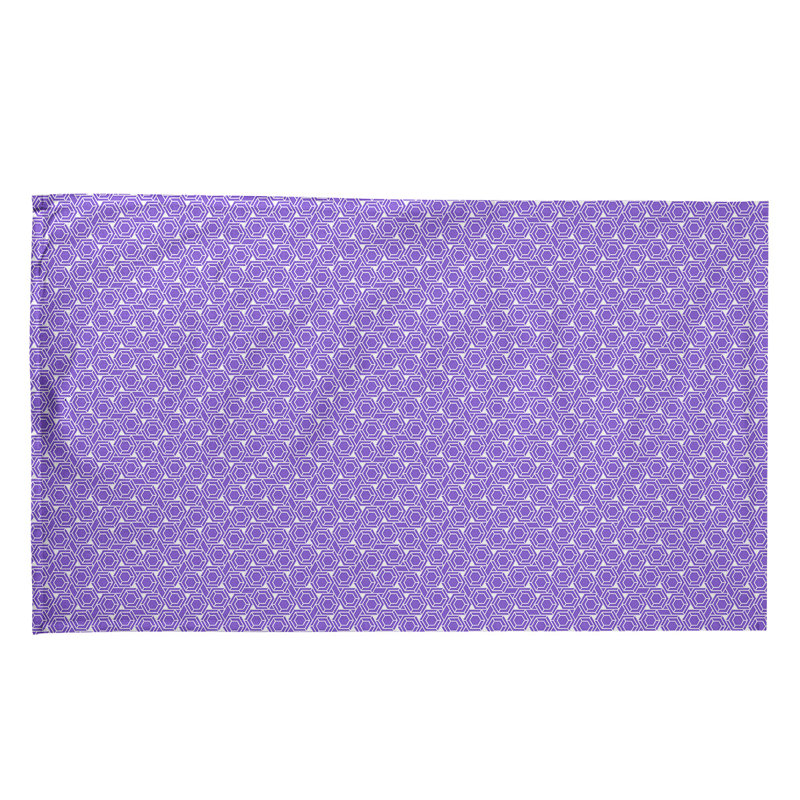 Mcguigan Tea Towel Kitchen Towel, Poly Twill, Purple/White
