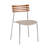 Saga 2-Piece Accent Chair Set – Silver/Beige