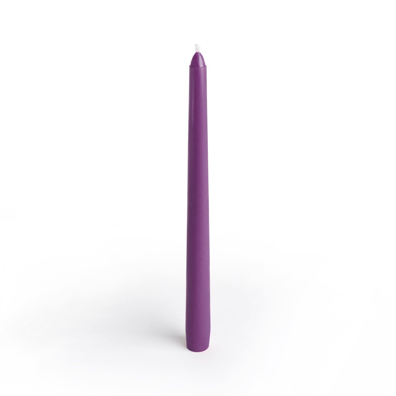 Estela Unscented Taper Candle Set, Purple