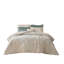 Ensemble de literie de luxe pour lit simple / simple TG avec coussin décoratif, finition champagne