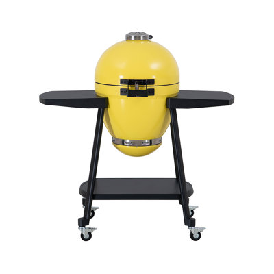 Kamado Grill with Pizza Stone