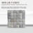 Florida 12" x 12" Natural Stone Grid Pebble Mosaic Wall Tile-93373812