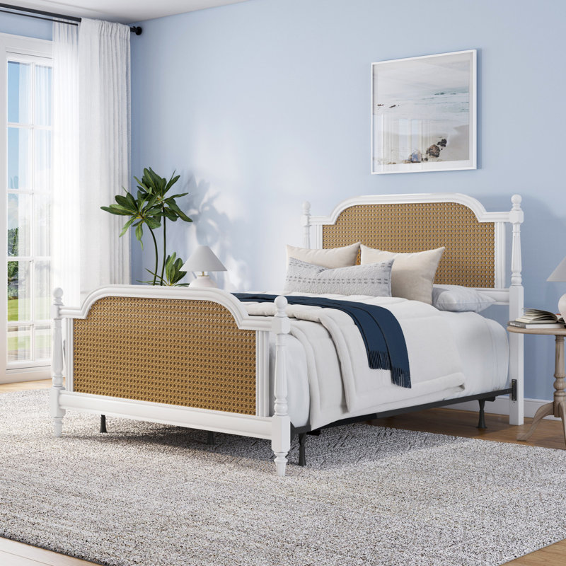 Lit standard Les deux, Grand, Blanc