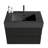 Grace 30'' Bathroom Vanity With Matt Black Engineered Quartz Sink And Soft Black Drawers-877690970
