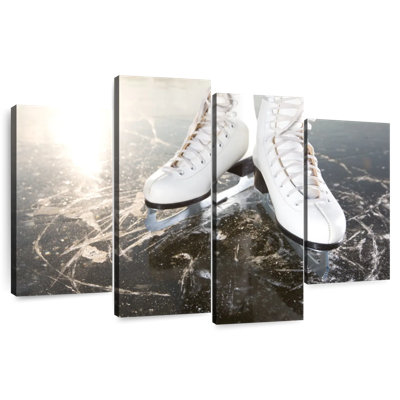 Patins à glace blancs Sireci