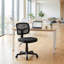 Fauteuil de bureau réglable en maille respirante sans accoudoirs avec fonction de réglage de la hauteur pour poste de travail de bureau à domicile