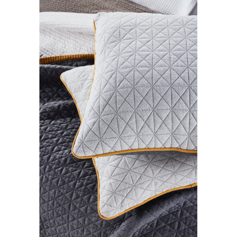 Kirk 100% Cotton Zipper Sham, Euro
