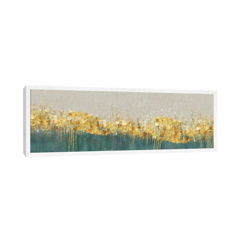 Abstract Acrylic Painting II 1 Piece Panoramic Wall Art on Canvas, 182.88 cm H x 60.96 cm W x 4.445 cm D