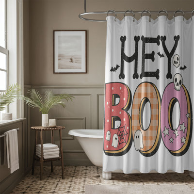 Rideau de douche 1 pièce Sweet Spook