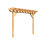 Pergola en bois massif