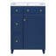 Ensemble de meuble-lavabo autoportant 24 po avec lavabo et 2 tiroirs Ermenek-124313992