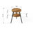 Round End Table With 3 Legs And 2-tier Storage-527450045