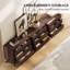 Buffet de cuisine avec rangement, 240 cm de large, couleur noyer-1116238738