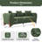 Keiven 87" Upholstered Boucle Sofa with Wood Wedge Legs-14311033