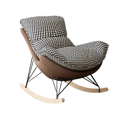 Carbon Steel Frame Rocking Chair Metal Rocking Chair