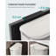 9 Litre Touch Top Kitchen Trash Can-450888494