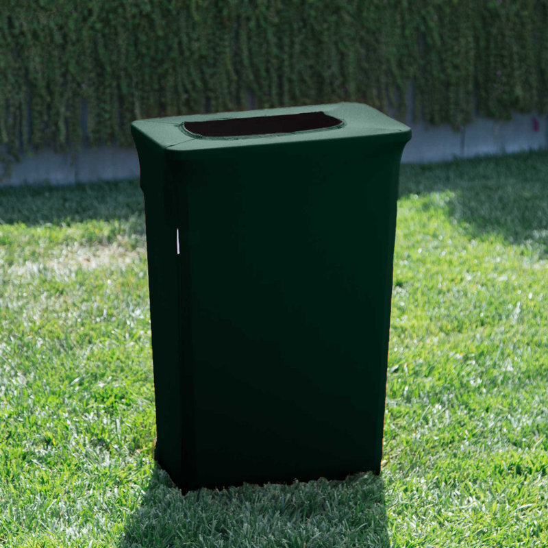 Housse extensible pour poubelle mince 23 gallons Jim Spandex, Vert forêt