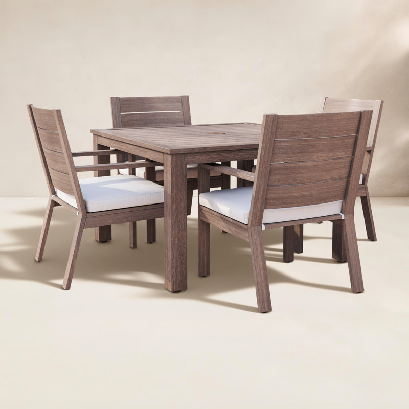 Laguna Patio Dining Set, Canvas Granite Sunbrella®