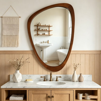 Miroir décoratif irrégulier