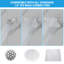 Bras de douche mural en acier inoxydable avec bras de douche 6 pouces-100668438
