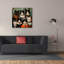  «Cat Familia In Ornate Attire» par Doron David, art mural sur toile, 37 po x 37 po-1364931744