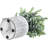 8.9'' Faux Eucalyptus Plant in Cement Pot