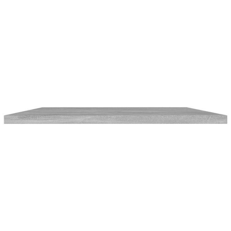 Dellar 1.5cm H x 80cm W Floating Bookcase, Concrete Grey, 1.5cm H x 80cm W x 40cm D