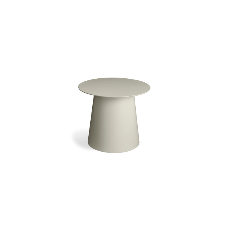 Circula End Table, 12" H x 15" W x 15" D, Putty