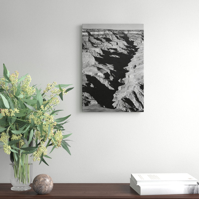 Grand Canyon South Rim by Ansel Adams Photographic - Wrapped Canvas, 50cm H x 35cm W