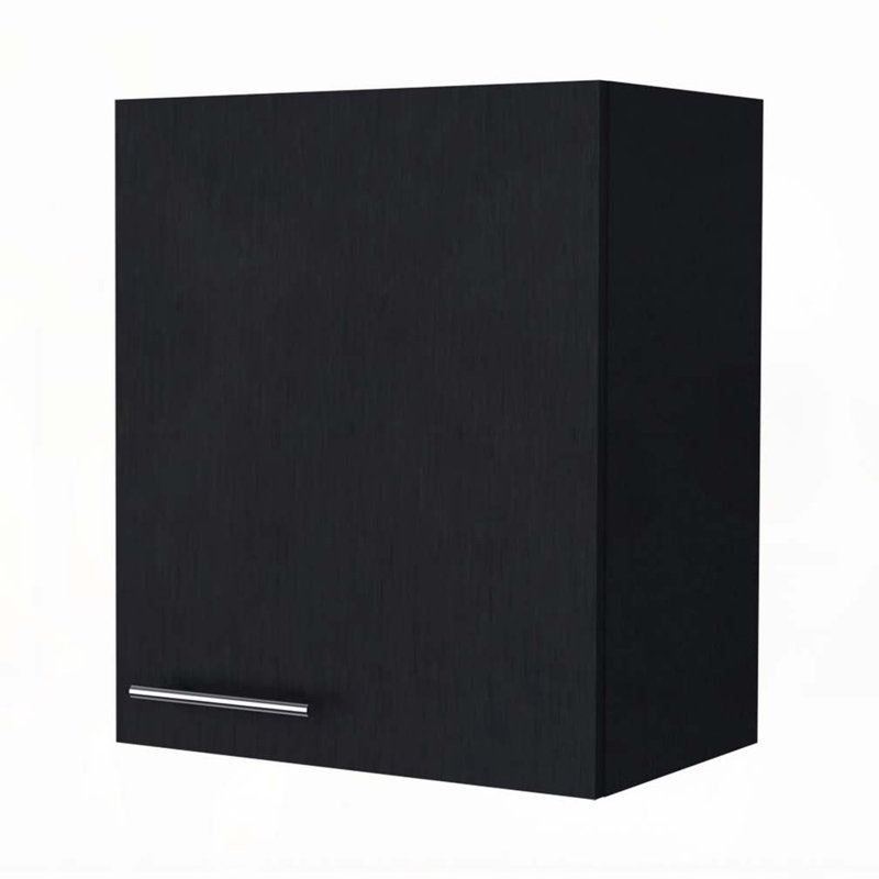 Armoire murale à 1 porte, Noir