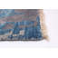 Tapis unique en laine noué à la main 9 pi x 12 pi 1 po nouvel âge Temme bleu indigo / brun / gris
