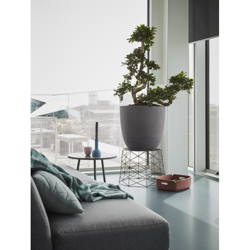 Pot Planter, 52 x 54 x 52, Dark Grey