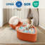 Fosse à balles pour enfants en forme de larme, piscine pour tout-petits en mousse à mémoire de forme, utilisation intérieure et extérieure, orange