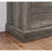 Terra 70"W Gray Walnut Finish TV Stand Console With Fireplace And Heater-1075633209