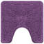 Microfiber Small Bath Mat Rectangular Contemporary-2057834641