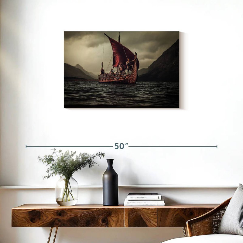 Mehar Viking Boat, 20" H x 30" W