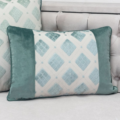  Rectangular Velvet Pillow Cover & Insert