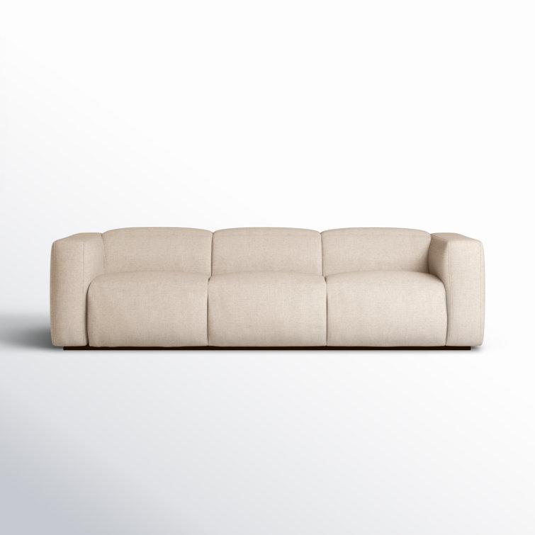 Amed 124" Upholstered Power Reclining Sofa