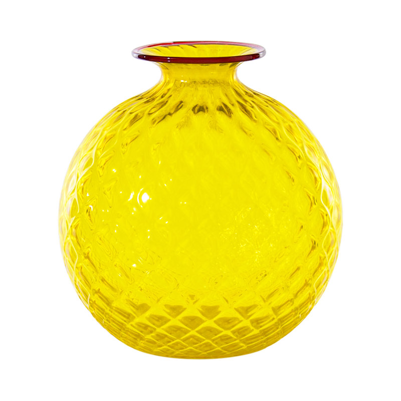 Venini Monofiore Balloton, 4.92" H x 4.33" W x 4.33" D, Ginkgo Biloba