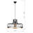 Adjustable Height Metal Body Cage Single Pendant