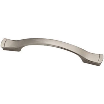 (5 Pack) 4 inch Step Edge Pull Satin Nickel