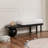 Entryway Bench,Modern Wooden Boucle Upholstered Bench with Abstract Metal Leg and Comfortable Lambswool Cushion for Entryway/Bedroom/Living Room-1506933689