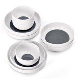 Osborne 9-Piece Bone China Dinnerware Bowl Set, Service for 3