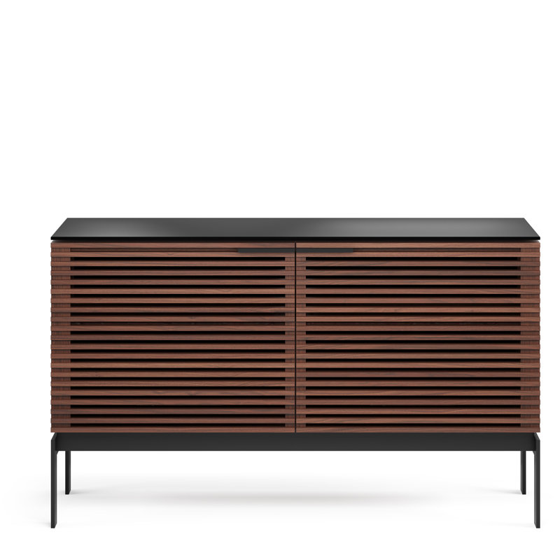Corridor Media Console, Chocolate Stained Walnut