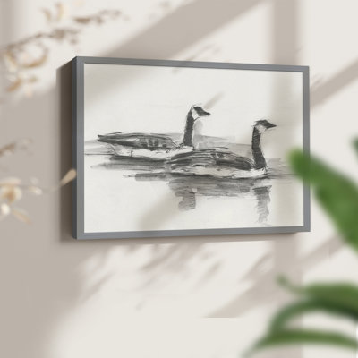 Geese Study I -Framed Print - Restickable