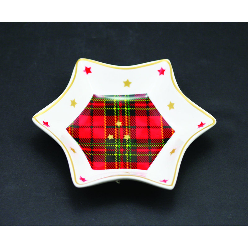 Plaque de forme hexagonale simple